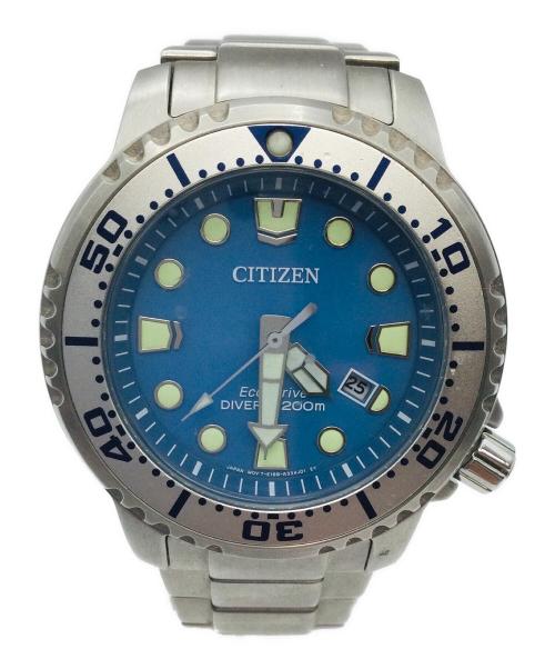 CITIZEN（シチズン）CITIZEN (シチズン) CITIZENシチズンダイバーズウオッチプロマスターダイバーズデイト ブルーの古着・服飾アイテム