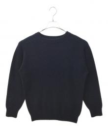 C.Shetland（シーシェットランド）の古着「クルーネックニット」｜ネイビー