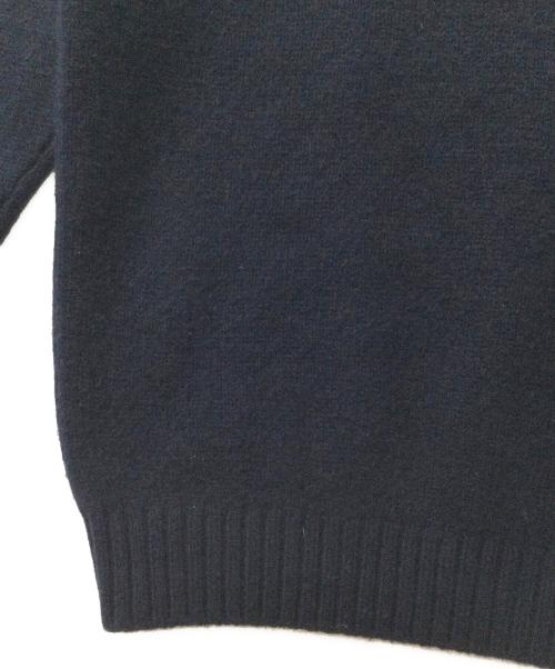 C.Shetland（シーシェットランド）C.Shetland (シーシェットランド) クルーネックニット ネイビー サイズ:Lの古着・服飾アイテム