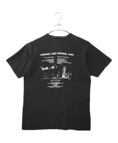 FRUIT OF THE LOOM（フルーツオブザルーム）FRUIT OF THE LOOM (フルーツオブザルーム) 90s USA製 プリントTシャツ ブラック×ホワイト サイズ:XLの古着・服飾アイテム