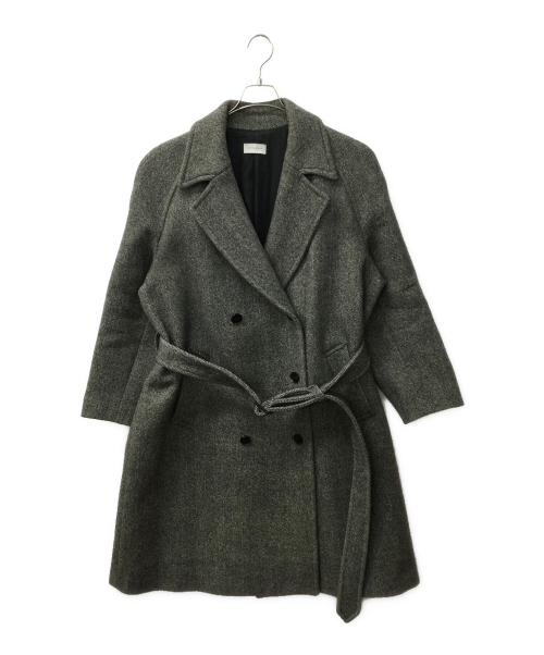 LITTLEBIG（リトルビッグ）LITTLEBIG (リトルビッグ) LB183-CT01　ウールコート グレー サイズ:2の古着・服飾アイテム