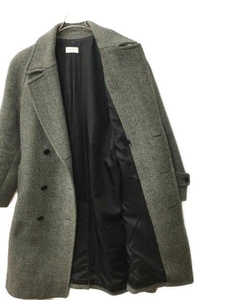 LITTLEBIG（リトルビッグ）LITTLEBIG (リトルビッグ) LB183-CT01　ウールコート グレー サイズ:2の古着・服飾アイテム