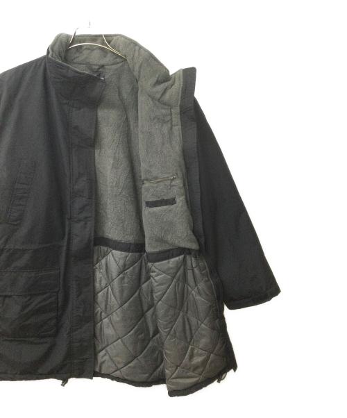 LAND'S END（ランズエンド）LAND'S END (ランズエンド) 90s フリースライナーハーフコート ブラック サイズ:XLの古着・服飾アイテム