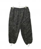 DAIWA PIER39ダイワ ピア39）の古着「BP-42023　TECH EASY TROUSERS BATIK」｜ネイビー×オレンジ
