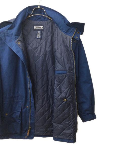 LAND'S END（ランズエンド）LAND'S END (ランズエンド) 00s キルティングライナーハーフコート ブルー サイズ:XLの古着・服飾アイテム