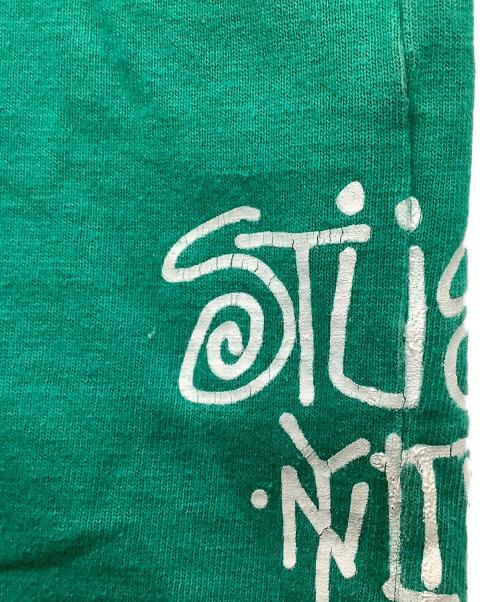 stussy（ステューシー）stussy (ステューシー) 00s old 長袖Tシャツ グリーン×ブラック サイズ:Lの古着・服飾アイテム