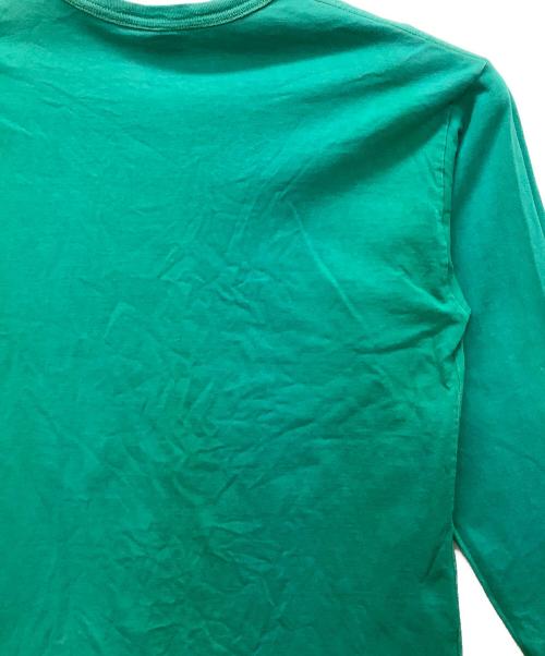 stussy（ステューシー）stussy (ステューシー) 00s old 長袖Tシャツ グリーン×ブラック サイズ:Lの古着・服飾アイテム