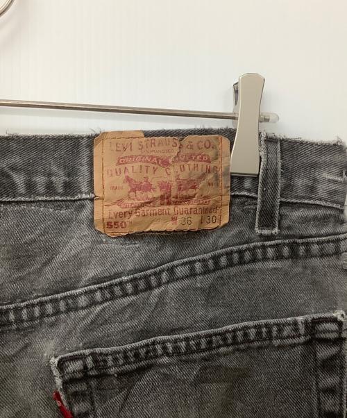 LEVI'S（リーバイス）LEVI'S (リーバイス) 00s USA製 550ブラックデニムパンツ ブラック サイズ:W36の古着・服飾アイテム