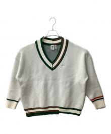 adidas（アディダス）の古着「HS9521 セーター」｜ホワイト×グリーン