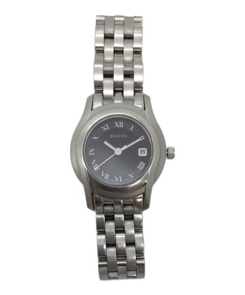 GUCCI（グッチ）GUCCI (グッチ) 腕時計 ブラックの古着・服飾アイテム