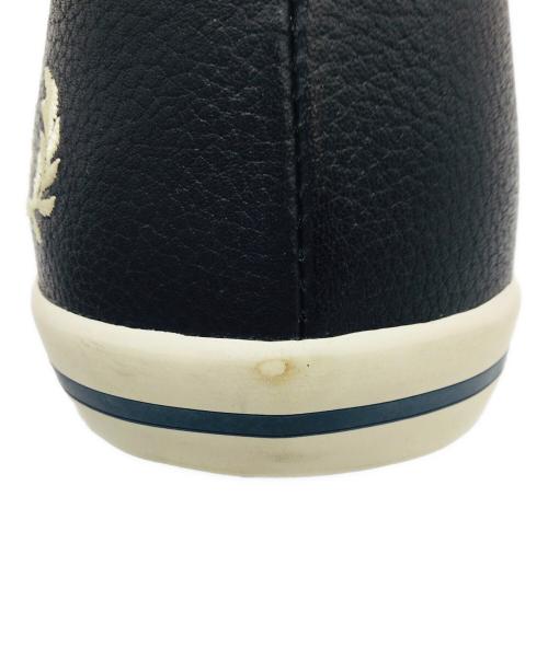 FRED PERRY（フレッドペリー）FRED PERRY (フレッドペリー) レザーハイカットシューズ ブラック サイズ:UK9、US10、EU43 未使用品の古着・服飾アイテム