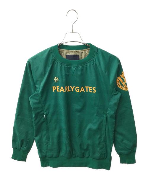 PEARLY GATES（パーリーゲイツ）PEARLY GATES (パーリーゲイツ) 055-9221002 ゴルフウェア(トップス) グリーンの古着・服飾アイテム