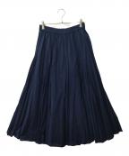 mizuiro-indミズイロインド）の古着「2023　ギャザーロングスカート」｜ブルー