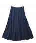 mizuiro-ind (ミズイロインド) 2023　ギャザーロングスカート ブルー サイズ:記載無し：9000円