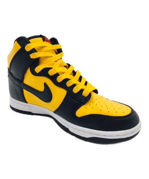 NIKE（ナイキ）NIKE (ナイキ) Dunk High University Gold and Black イエロー×ブラック サイズ:US9。UK8の古着・服飾アイテム