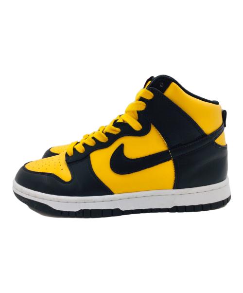 NIKE（ナイキ）NIKE (ナイキ) Dunk High University Gold and Black イエロー×ブラック サイズ:US9。UK8の古着・服飾アイテム