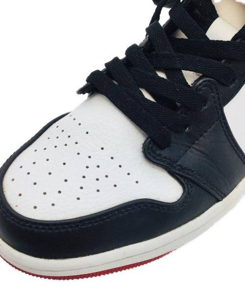 NIKE（ナイキ）NIKE (ナイキ) Air Jordan 1 Mid レッド×ブラック サイズ:US9、UK8の古着・服飾アイテム