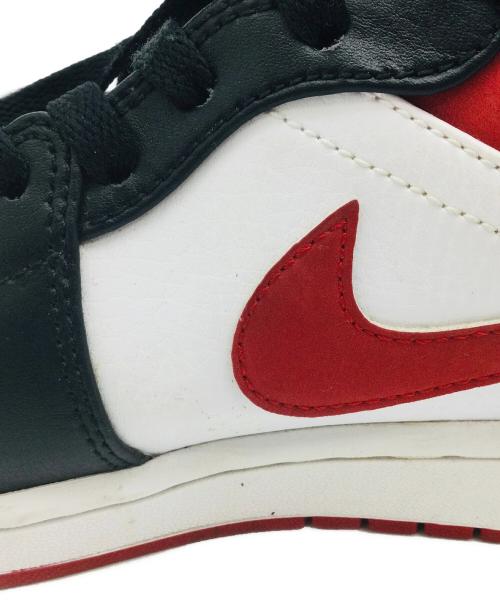 NIKE（ナイキ）NIKE (ナイキ) Air Jordan 1 Mid レッド×ブラック サイズ:US9、UK8の古着・服飾アイテム