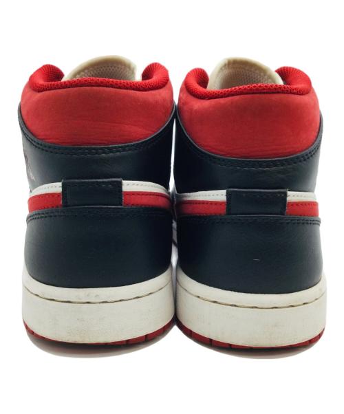 NIKE（ナイキ）NIKE (ナイキ) Air Jordan 1 Mid レッド×ブラック サイズ:US9、UK8の古着・服飾アイテム