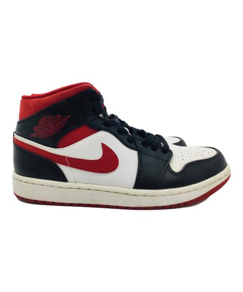 NIKE（ナイキ）NIKE (ナイキ) Air Jordan 1 Mid レッド×ブラック サイズ:US9、UK8の古着・服飾アイテム