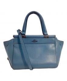 COACH（コーチ）の古着「グレース2wayハンドバッグ」｜ブルー