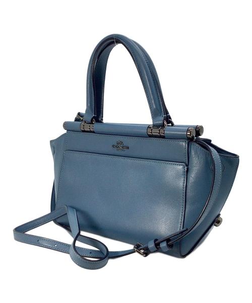 COACH（コーチ）COACH (コーチ) グレース2wayハンドバッグ ブルーの古着・服飾アイテム