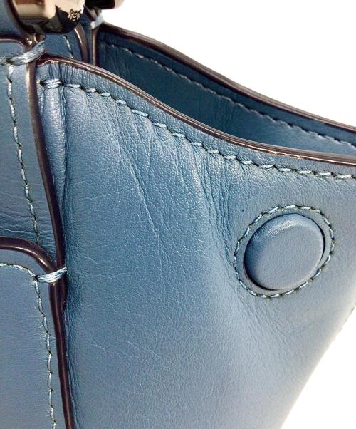 COACH（コーチ）COACH (コーチ) グレース2wayハンドバッグ ブルーの古着・服飾アイテム