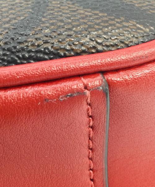 COACH（コーチ）COACH (コーチ) ショルダーバッグ ブラウン×レッドの古着・服飾アイテム