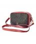 COACH (コーチ) ショルダーバッグ ブラウン×レッド：12000円
