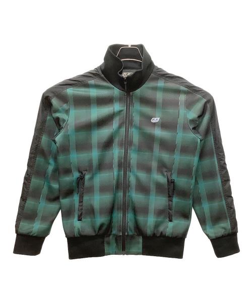 55DSL（フィフテーファイブディーエスエル）55DSL (フィフテーファイブディーエスエル) NR-B トラックブルゾン グリーン×ブラック サイズ:Mの古着・服飾アイテム