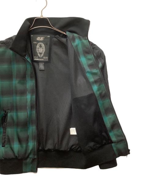 55DSL（フィフテーファイブディーエスエル）55DSL (フィフテーファイブディーエスエル) NR-B トラックブルゾン グリーン×ブラック サイズ:Mの古着・服飾アイテム