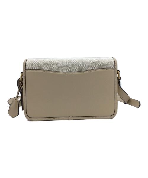 COACH（コーチ）COACH (コーチ) ショルダーバッグ ホワイト×ベージュの古着・服飾アイテム