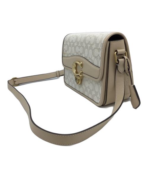 COACH（コーチ）COACH (コーチ) ショルダーバッグ ホワイト×ベージュの古着・服飾アイテム