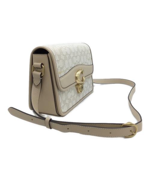 COACH（コーチ）COACH (コーチ) ショルダーバッグ ホワイト×ベージュの古着・服飾アイテム