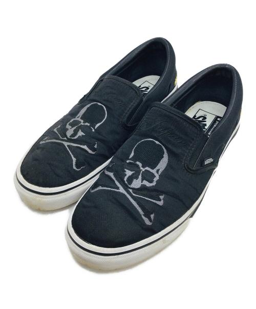 VANS（ヴァンズ）VANS (バンズ) Mastermind JAPAN (マスターマインド ジャパン) スリッポン ブラック サイズ:US8、cm26.5、EUR42の古着・服飾アイテム