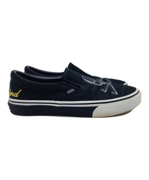 VANS（ヴァンズ）VANS (バンズ) Mastermind JAPAN (マスターマインド ジャパン) スリッポン ブラック サイズ:US8、cm26.5、EUR42の古着・服飾アイテム