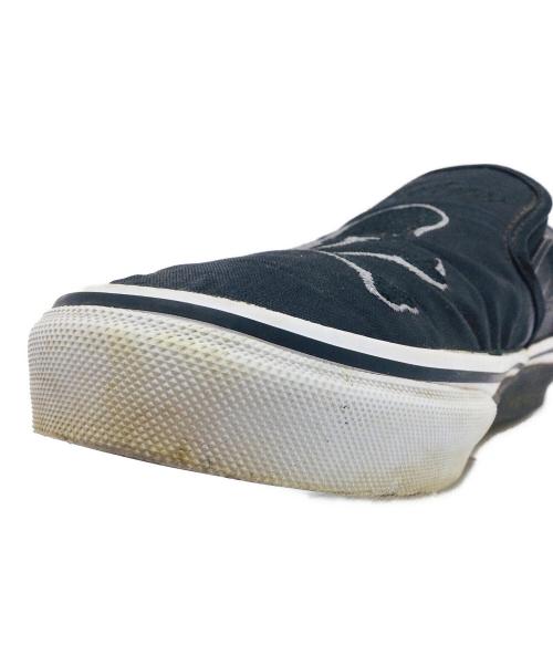 VANS（ヴァンズ）VANS (バンズ) Mastermind JAPAN (マスターマインド ジャパン) スリッポン ブラック サイズ:US8、cm26.5、EUR42の古着・服飾アイテム