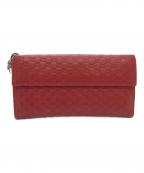 GUCCIグッチ）の古着「長財布」｜レッド