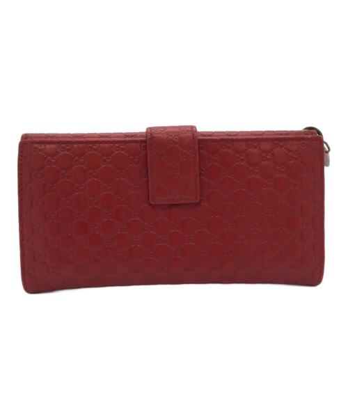 GUCCI（グッチ）GUCCI (グッチ) 長財布 レッドの古着・服飾アイテム