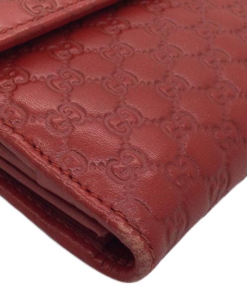 GUCCI（グッチ）GUCCI (グッチ) 長財布 レッドの古着・服飾アイテム