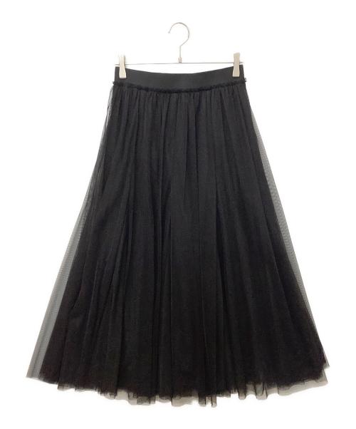 Spick and Span（スピック＆スパン）Spick and Span (スピックアンドスパン) 24060200400240 チュールスカート ブラック サイズ:38の古着・服飾アイテム