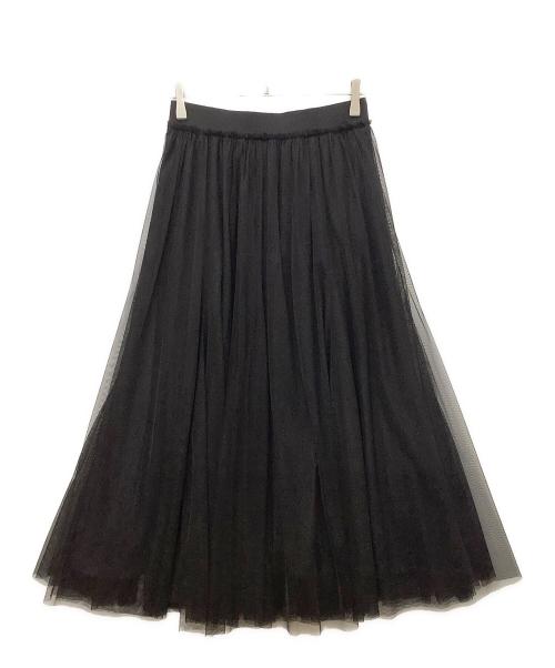 Spick and Span（スピック＆スパン）Spick and Span (スピックアンドスパン) 24060200400240 チュールスカート ブラック サイズ:38の古着・服飾アイテム