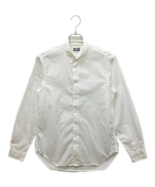 THE NORTH FACE（ザ ノース フェイス）THE NORTH FACE (ザ ノース フェイス) NR11953　L/S Northern Harrier Shirt ホワイト サイズ:Sの古着・服飾アイテム
