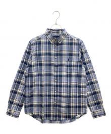 RALPH LAUREN（ラルフローレン）の古着「チェックシャツ」｜スカイブルー