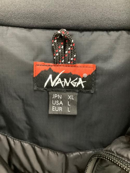 NANGA（ナンガ）NANGA (ナンガ) K23A45　ダウンジャケット ブラック サイズ:XLの古着・服飾アイテム