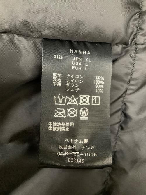 NANGA（ナンガ）NANGA (ナンガ) K23A45　ダウンジャケット ブラック サイズ:XLの古着・服飾アイテム