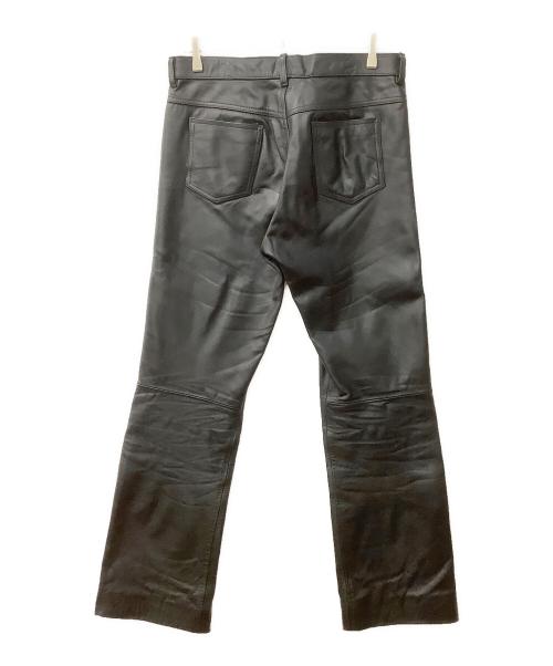 Rookie（ルーキー）Rookie (ルーキー) レザーパンツ ブラック サイズ:LLの古着・服飾アイテム