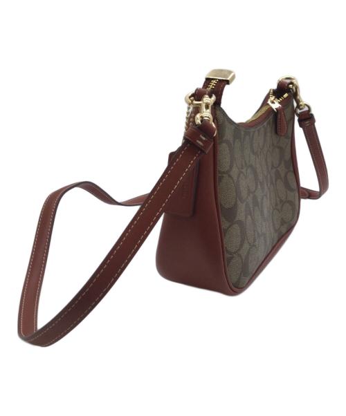 COACH（コーチ）COACH (コーチ) PEANUTS (ピーナッツ) ショルダーバッグ ブラウンの古着・服飾アイテム