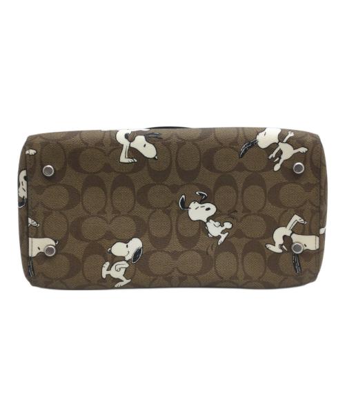 COACH（コーチ）COACH (コーチ) PEANUTS (ピーナッツ) 2WAYショルダーバッグ ブラウン×ブラックの古着・服飾アイテム