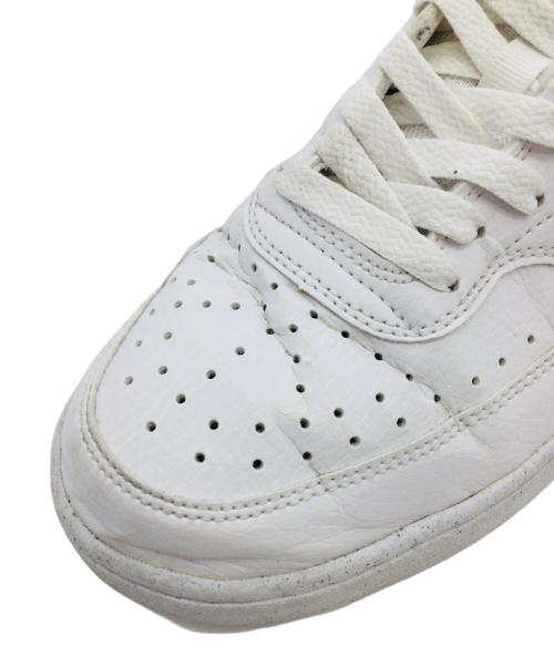 NIKE（ナイキ）NIKE (ナイキ) COURT VISION LOW NN ホワイト サイズ:US9、UK8、EU42.5、cm27、BR40.5、CN270(2.5)の古着・服飾アイテム